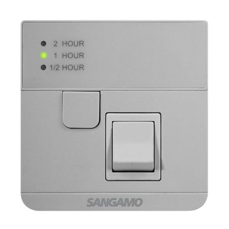 Sangamo Powersaver+ 2 Hour Electronic Boost Timer & Fused Spur Silver | PSPBFS