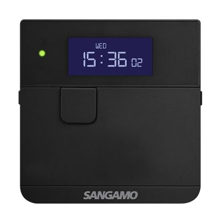 Sangamo Powersaver+ 7 Day Time Switch with Boost Black | PSPSB