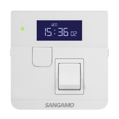 Sangamo Powersaver+ 2 Hour Electronic Boost Timer & Fused Spur Black | PSPBFB