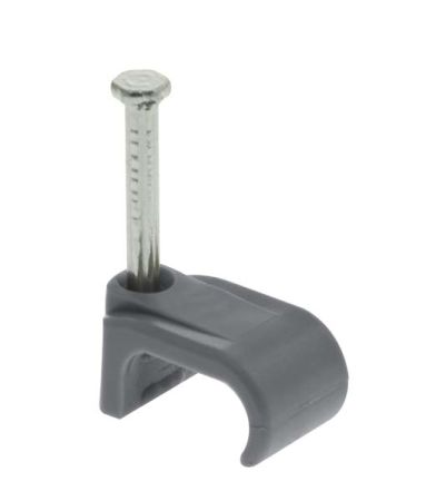Unicrimp 2.5mm² T&E Cable Clips Grey Pack Qty 100 | QFC5