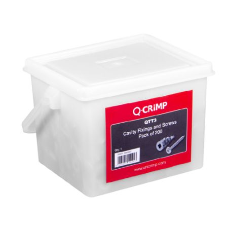 Q-Crimp Tradesman Cavity Fixings & Screws Trade Tub QTT3
