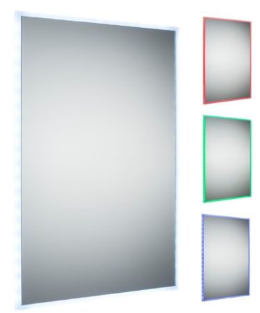 Knightsbridge RCTRGB 18w Edge Lit LED Colour Change Mirror with Remote Control