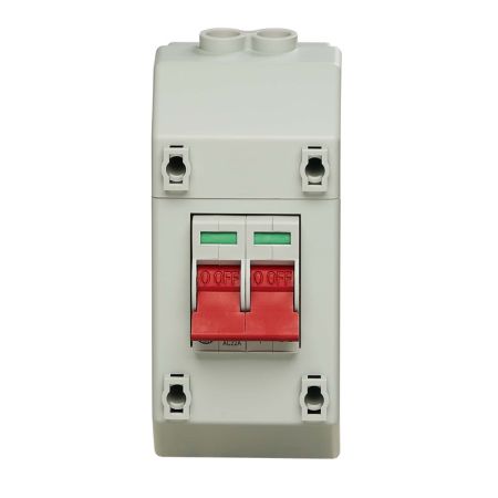 Wylex 100A DP Mains Switch & Enclosure Supply Isolator | REC2S