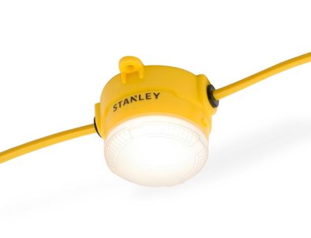 Stanley 240V IP44 10 x 8w LED Festoon Lighting 22 Metres
