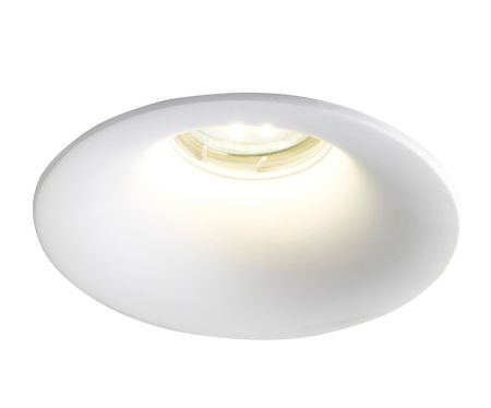 Forum Inlight Cabra White Plaster Finish Flush Downlight | INL-37211-WHT