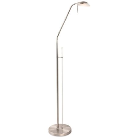 Firstlight Madrid 5w LED Floor Lamp Brushed Steel| 2935BS