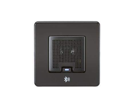 Knightsbridge Screwless 3W RMS Bluetooth Speaker Outlet Matt Black | SFBLUEMBB