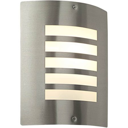 Saxby ST031F Bianco Wall Light Brushed Stainless Steel