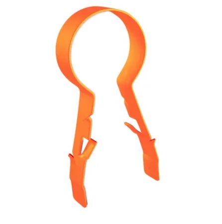 LINIAN SuperClip Cable Clip 15-18mm Orange (Pack 25) | 1LSO1518