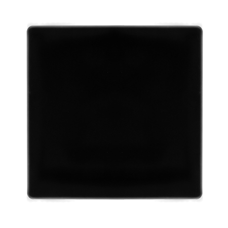 1 Gang Blank Plate - Metal Black Cover Plate