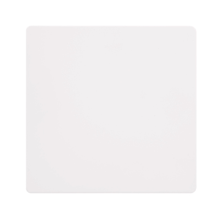 1 Gang Blank Plate - Metal White Cover Plate