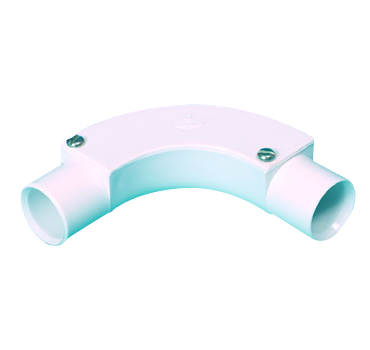 Falcon Trunking 20mm Inspection Bend - White