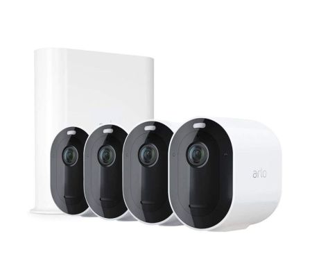 Arlo Pro 3 2K WiFi Security 4 Camera System White | VMS4440P-100EUS