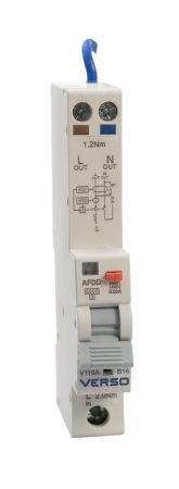 Verso 16A AFDD Type A Arc Fault Detection Device | V116A