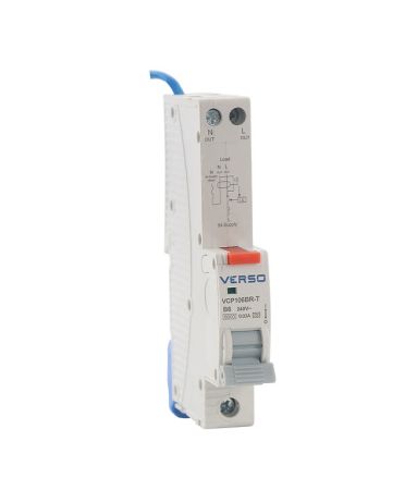 Verso VCP 6A B Curve RCBO Type A | VCP106BR-T