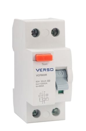 Verso 80A 30ma Type-A RCCB Device | VCP803R