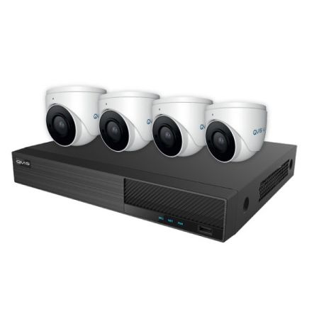 OYN-X Falcon 6MP 8 Channel 2TB IP CCTV Kit 4 x 6MP Turret Cameras White | FKIT-5MP8-4E