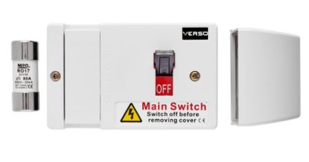 Verso 80A Fused Main Switch (80A MRO Fuse Fitted) | VSF80