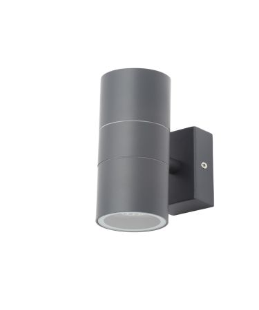 Zinc ZN-20941-ANTH Leto Up & Down GU10 Wall Light Anthracite