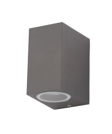 Zinc ZN-31759-ANTH Fleet Square Up/Down Exterior Wall Light Anthracite