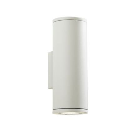 Forum Zinc Mizar 20w LED Up & Down Wall Light 4000K White| ZN-34019-WHT