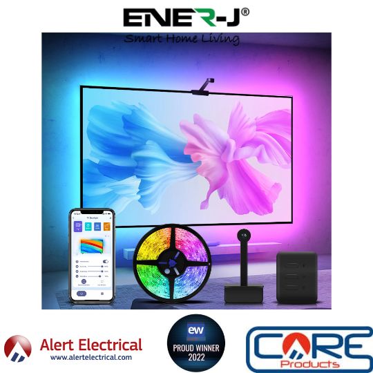 Bring an Element of Fun to your Gaming or TV Viewing with the Ener-J PC/TV RGBIC LED Strip Kit