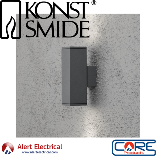 The Konstsmide Monza wall light is the perfect additional to any outside wall this winter 