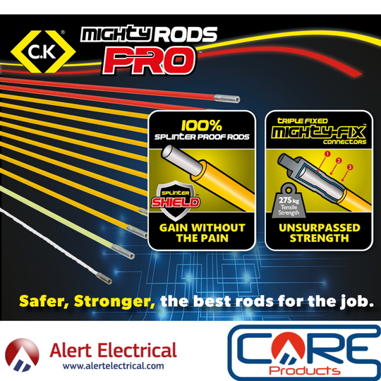 MightyRod PRO Cable Rod Sets now available from Alert Electrical