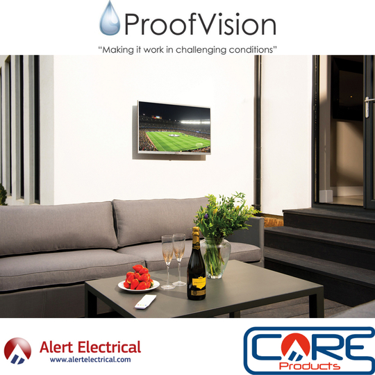 Enjoy Euro 2021 this summer in the Garden with the ProofVision 43" Lifestyle Weatherproof Outdoor TV