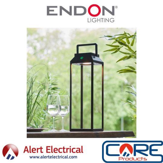 Endon Lighting Linterna Solar Powered Table Lights now available to order.