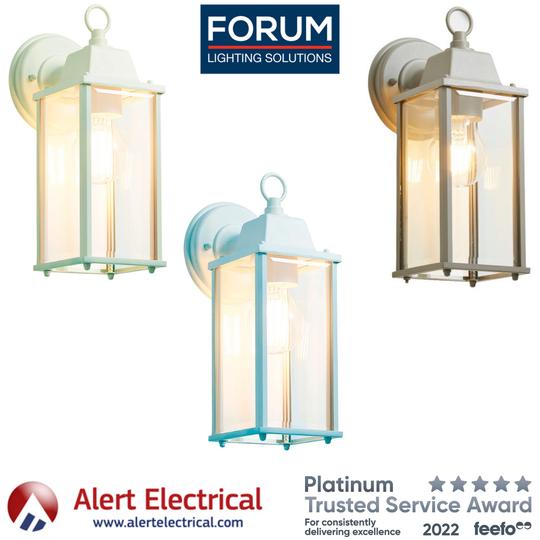 Now available to order the Forum Zink Ceres Wall lantern in a range of new colour options!