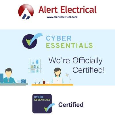 Alertelectrical.com is Cyber Essential certified to bring you Reassurance when shopping on our website