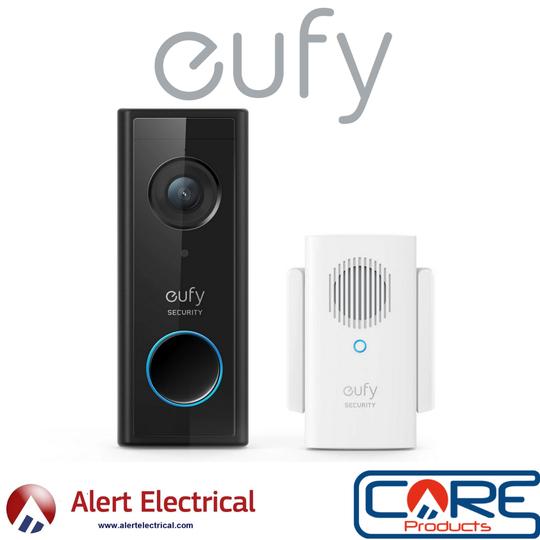 Eufy Battery-Powered Wi-Fi Video Doorbell 1080P & Wireless Chime for Just £100 Inc Vat