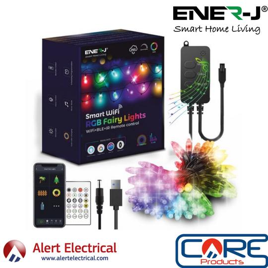 Perfect for your Christmas Tree or the Home, ENER-J Smart RGB WiFi Fairy Lights
