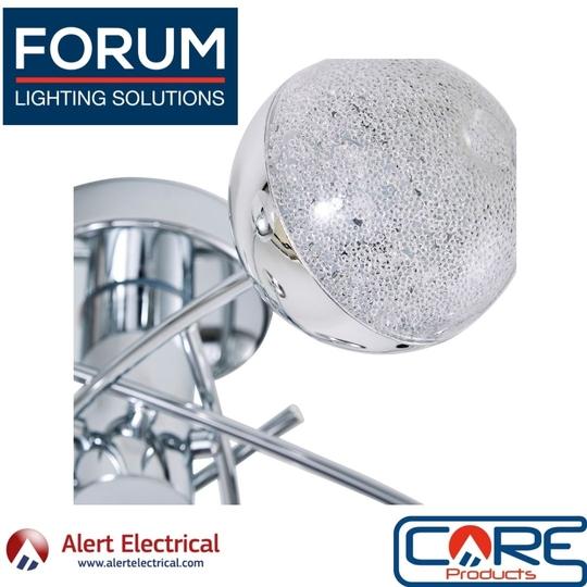 Forum Rhodes Crackle Effect Wall Lights provides a contemporary element to your bathroom or Living areas décor