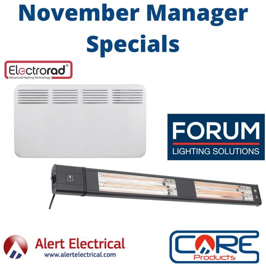 Alert Electrical November Manager Specials.