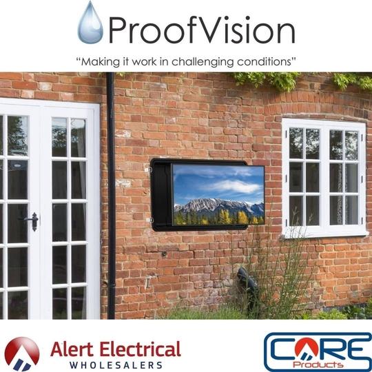 ProofVision TV Pod is a versatile and cost-effective way of using a regular TV outdoors