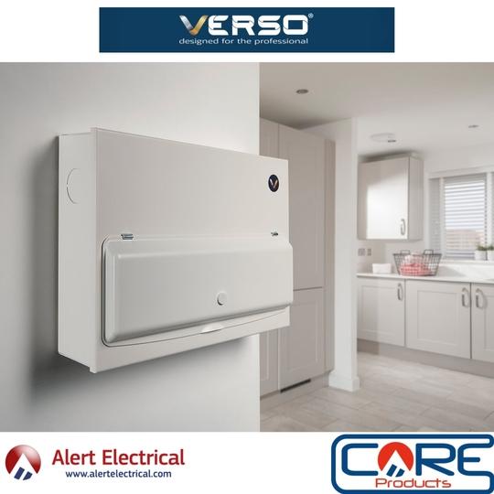 Verso Design 1.0 Domestic Consumer Units now in stock at Alert Electrical