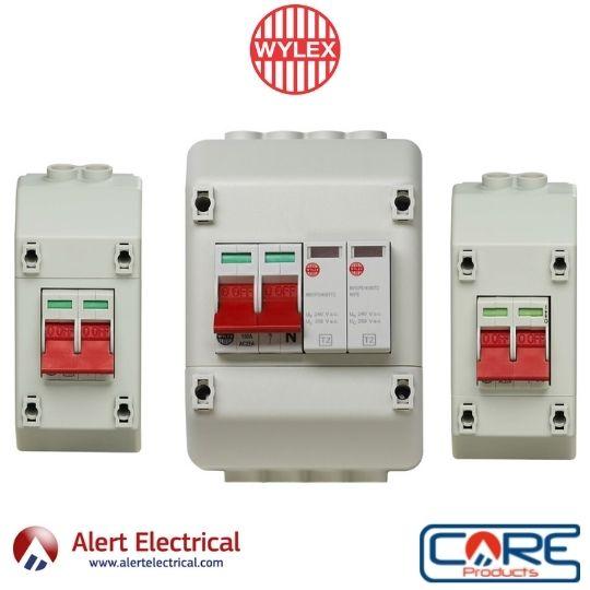 Wylex Mains Switch Isolator range now available from Alert Electrical