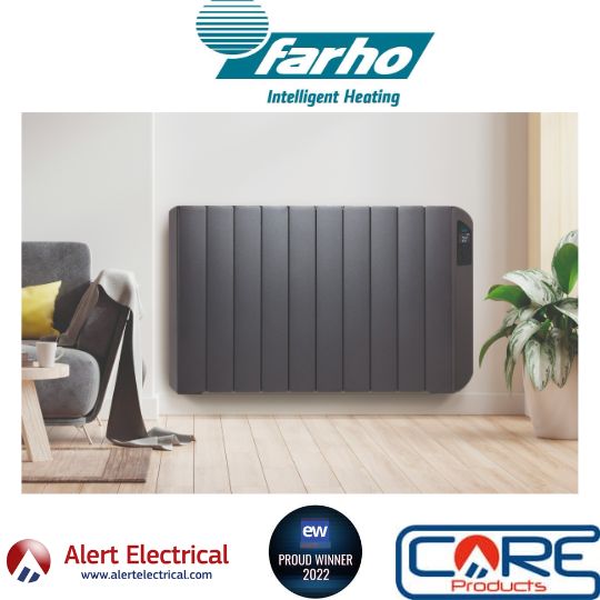 Victoria is the Low Consumption WiFi Enabled Electric Radiators now in Anthracite Grey
