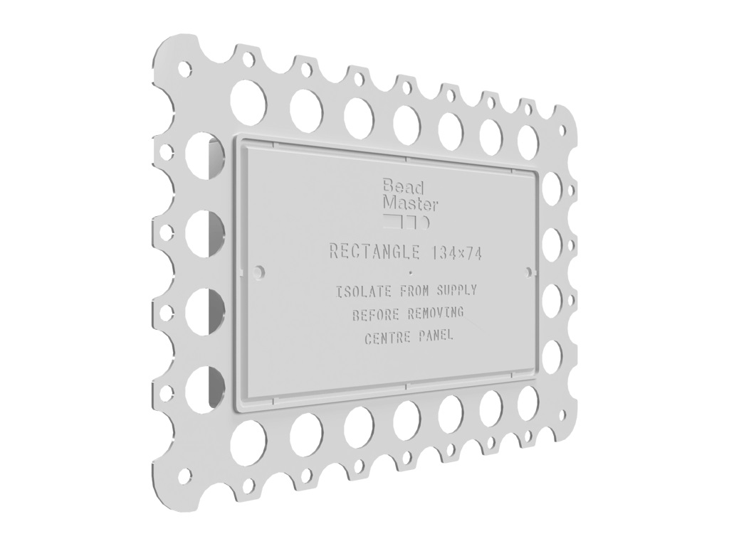 BeadMaster Rectangle 74 For Single Socket & Switch Holes | BM RECTANGLE
