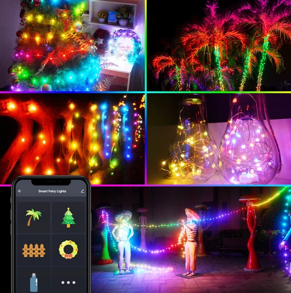  ENER-J Smart RGB WiFi Fairy Lights with 5 Meters length | SHA5326