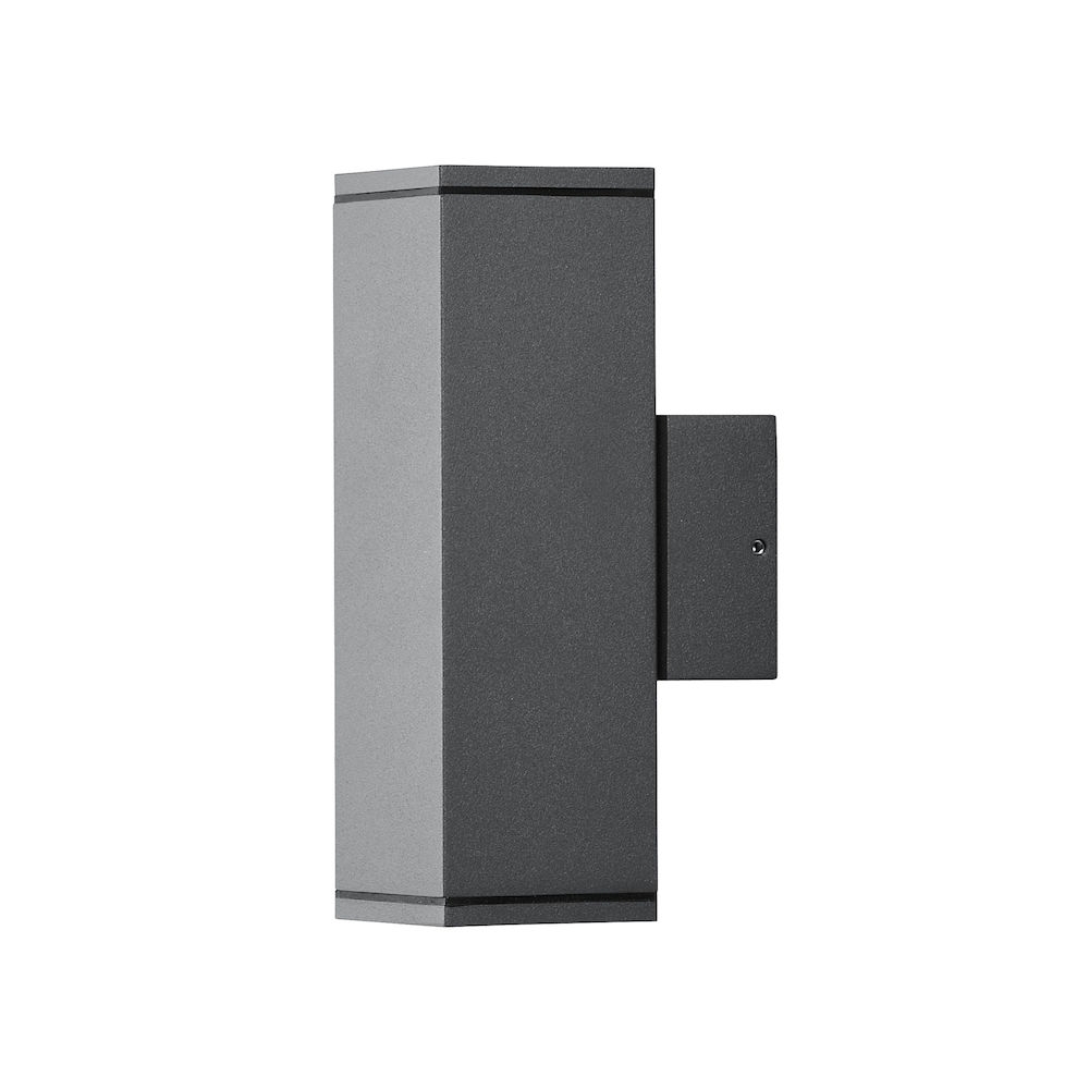 Konstsmide 7907-370 Monza 2 Light Up & Down Rectangle Wall Light Anthracite