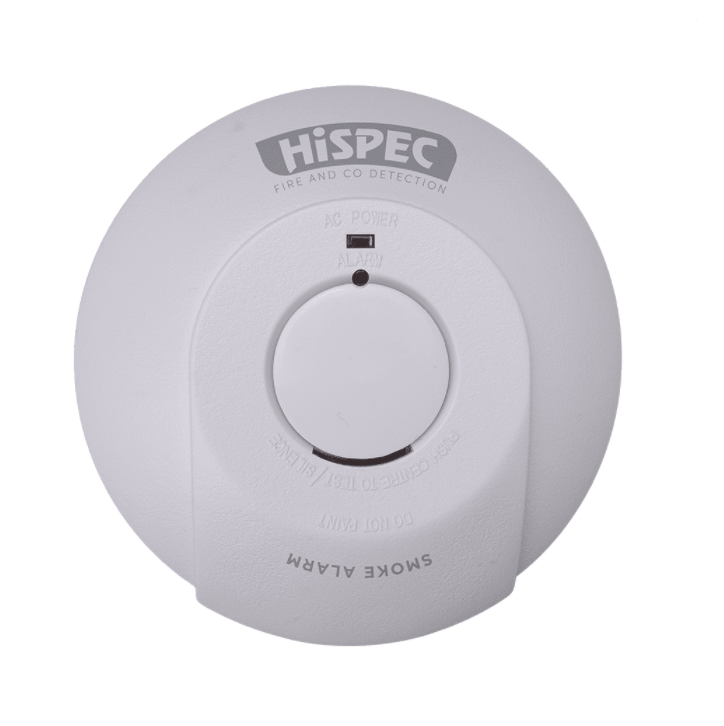 Hispec Interconnectable Photoelectric Smoke Alarm Detector Sensor Battery HSA/PE 